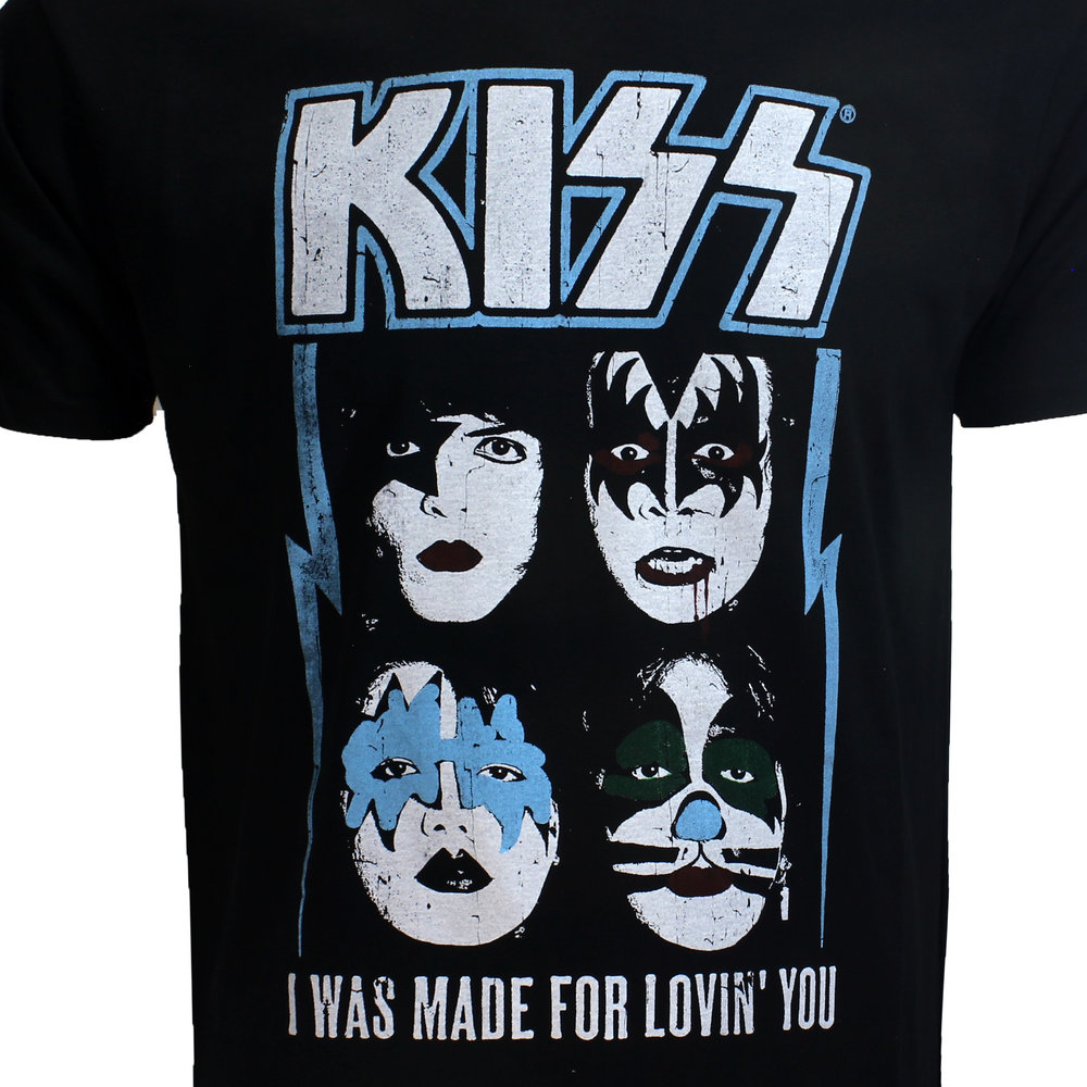Band Merchandise KISS I Was Made For Lovin' You Band T-Shirt – Offizielles Merchandise