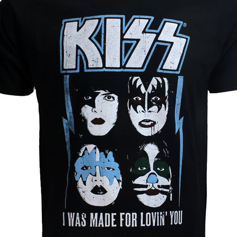 Band Merchandise KISS I Was Made For Lovin' You Band T-Shirt – Offizielles Merchandise