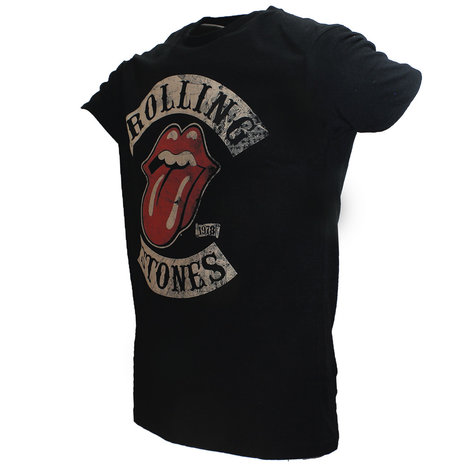 Band Merchandise The Rolling Stones 1978 Tour T-Shirt Schwarz – Offizielles Merchandise