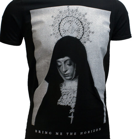 Band Merchandise Bring Me The Horizon Nun T-Shirt - Officiële Merchandise | Popmerch.com Band Merchandise Bring Me The Horizon Nun T-Shirt - Officiële Merchandise | Popmerch.com
