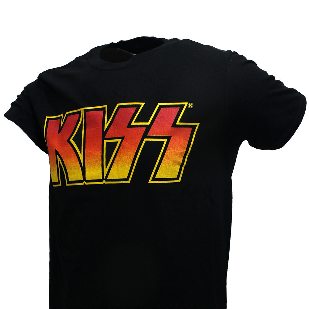 Band Merchandise KISS Classic Logo Band T-Shirt Schwarz – Offizielles Merchandise Band Merchandise KISS Classic Logo Band T-Shirt Schwarz – Offizielles Merchandise