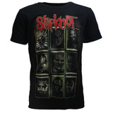 Band Merchandise Slipknot New Masks offizielles Band-T-Shirt Band Merchandise Slipknot New Masks offizielles Band-T-Shirt