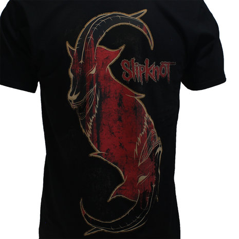 Band Merchandise Slipknot New Masks Band T-Shirt Black - Official Merchandise