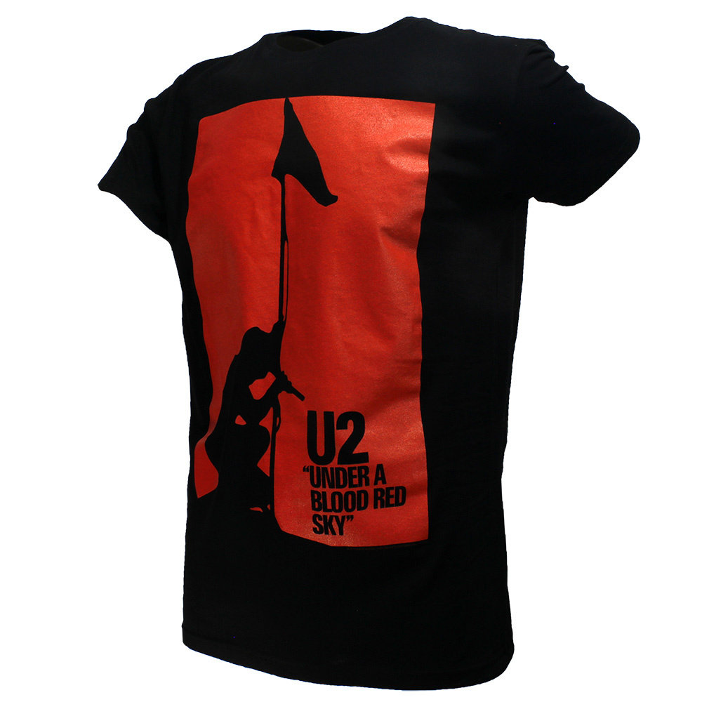 U2 Under A Blood Red Sky Band T-Shirt Black | Worldwide Shipping 