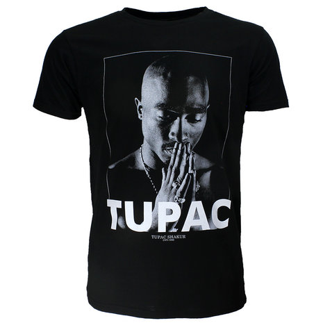 Band Merchandise 2PAC Tupac Praying T-Shirt Schwarz – Offizielles Merchandise Band Merchandise 2PAC Tupac Praying T-Shirt Schwarz – Offizielles Merchandise
