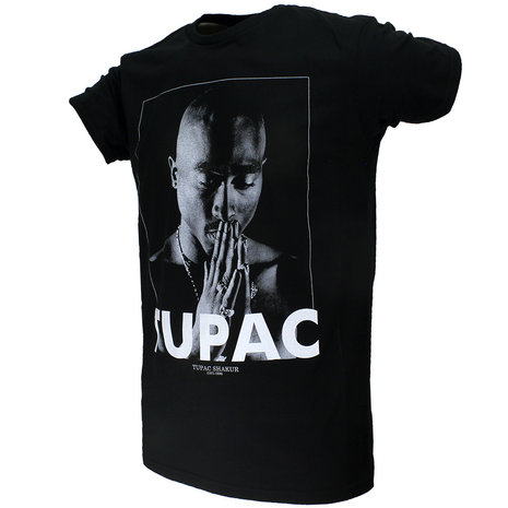 Band Merchandise 2PAC Tupac Praying T-Shirt Schwarz – Offizielles Merchandise Band Merchandise 2PAC Tupac Praying T-Shirt Schwarz – Offizielles Merchandise