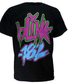 Band Merchandise Blink-182 Neon Logo T-Shirt Band Merchandise Blink-182 Neon Logo T-Shirt