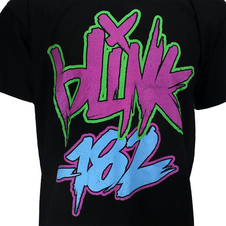 Band Merchandise Blink-182 Neon Logo T-Shirt – Offizielles Merchandise | Popmerch.com Band Merchandise Blink-182 Neon Logo T-Shirt – Offizielles Merchandise | Popmerch.com