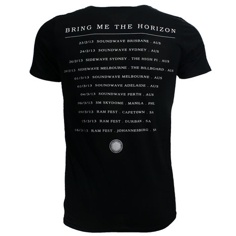 Band Merchandise Bring Me The Horizon Sempiternal Tour T-Shirt - Officiële Merchandise | Popmerch.com Band Merchandise Bring Me The Horizon Sempiternal Tour T-Shirt - Officiële Merchandise | Popmerch.com