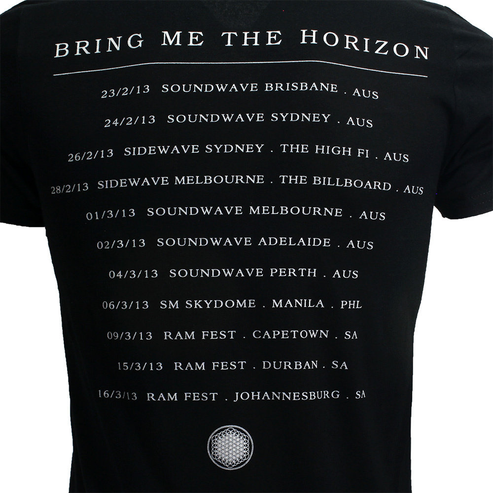 Band Merchandise Bring Me The Horizon Sempiternal Tour T-Shirt - Officiële Merchandise | Popmerch.com Band Merchandise Bring Me The Horizon Sempiternal Tour T-Shirt - Officiële Merchandise | Popmerch.com