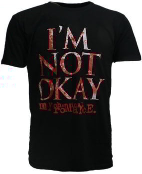 Band Merchandise Mein Chemical Romance I'm Not Okay T-Shirt Band Merchandise Mein Chemical Romance I'm Not Okay T-Shirt