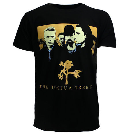 Band Merchandise U2 The Joshua Tree T-Shirt Schwarz – Offizielles Merchandise | Popmerch.com