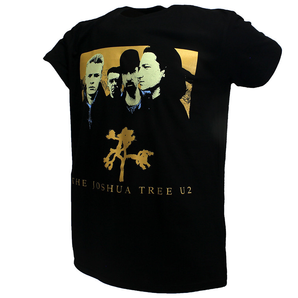 Band Merchandise U2 The Joshua Tree T-Shirt Schwarz – Offizielles Merchandise | Popmerch.com