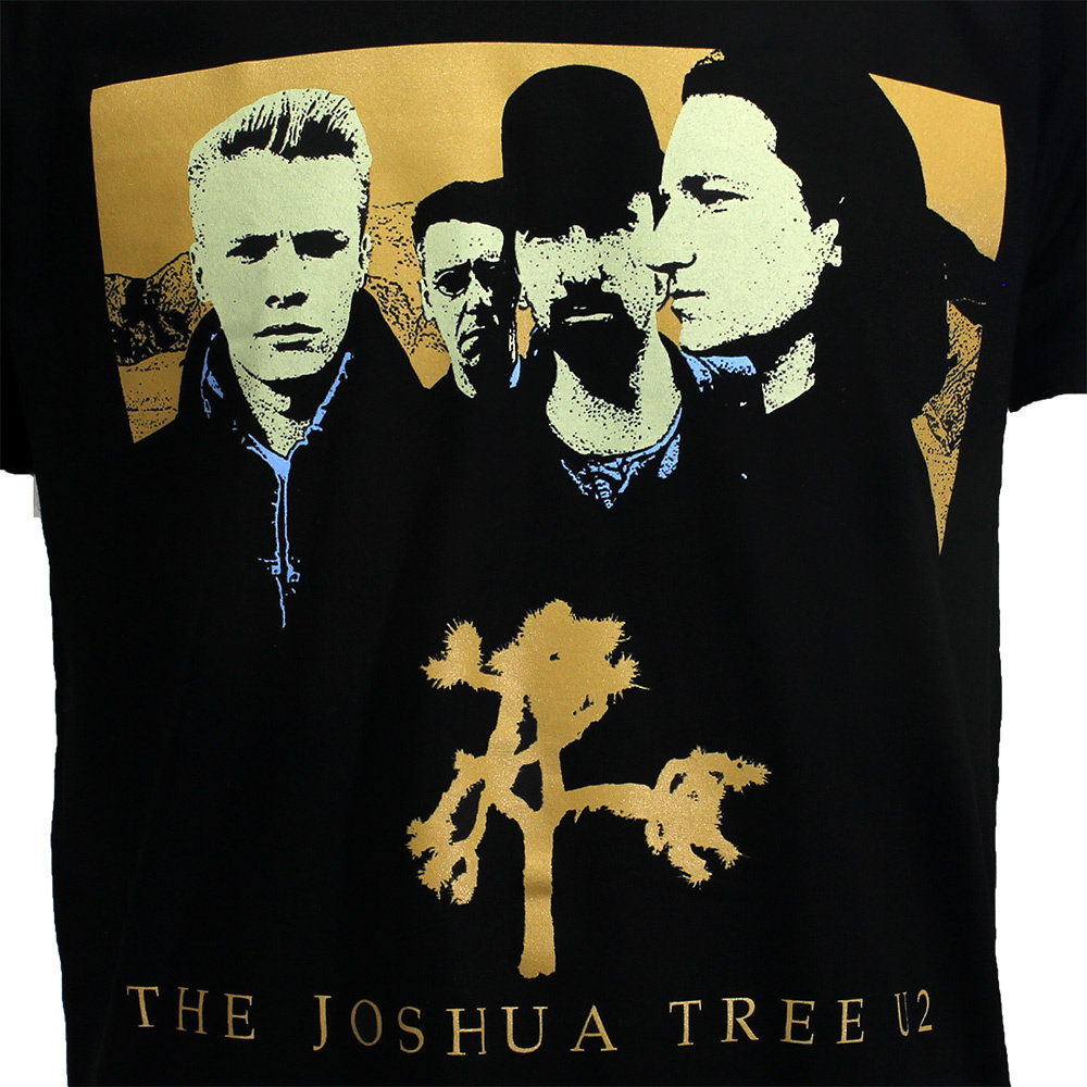 Band Merchandise U2 The Joshua Tree T-Shirt Schwarz – Offizielles Merchandise | Popmerch.com