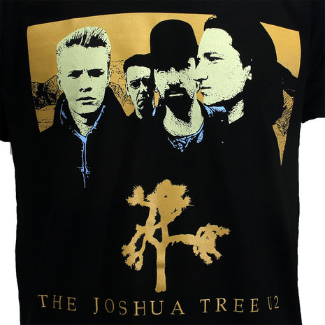 Band Merchandise U2 The Joshua Tree T-Shirt Schwarz – Offizielles Merchandise | Popmerch.com