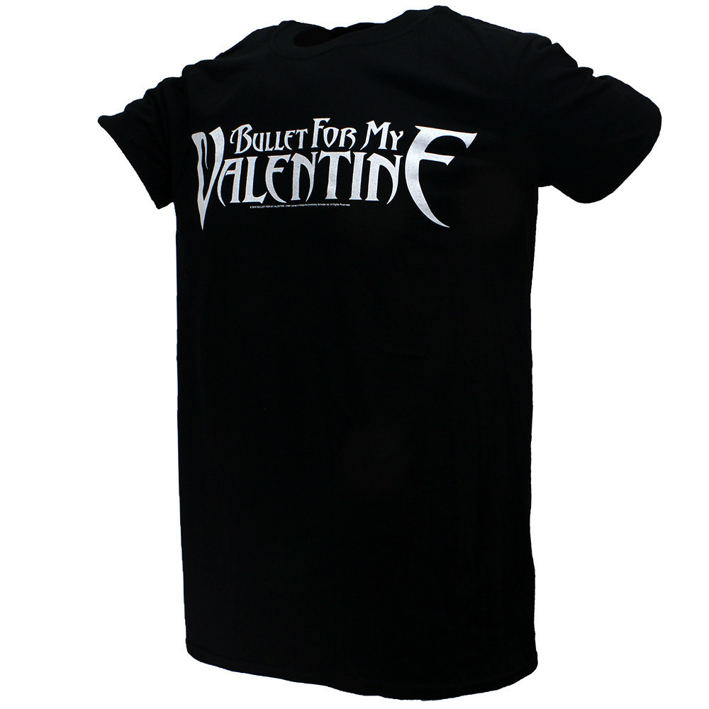 Band Merchandise Bullet For My Valentine Logo T-Shirt - Officiële Merchandise | Popmerch.com