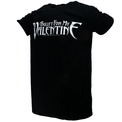 Band Merchandise Bullet For My Valentine Logo T-Shirt - Officiële Merchandise | Popmerch.com