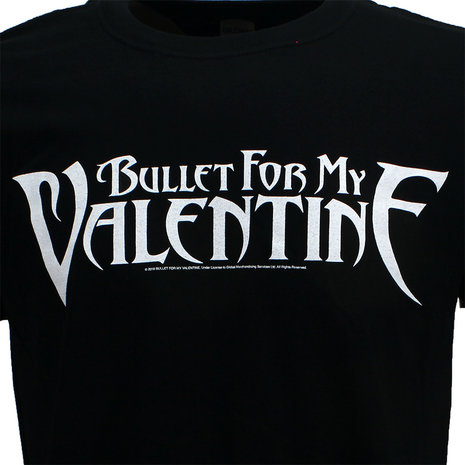 Band Merchandise Bullet For My Valentine Logo T-Shirt - Officiële Merchandise | Popmerch.com