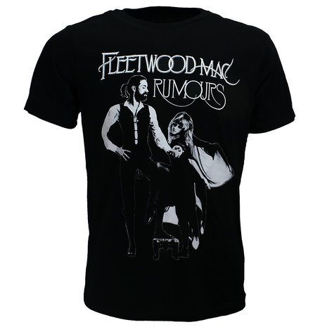 Band Merchandise Fleetwood Mac Rumours Band T-Shirt Schwarz – Offizielles Merchandise | Popmerch.com
