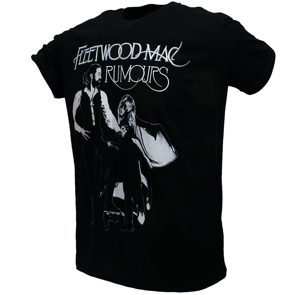 Band Merchandise Fleetwood Mac Rumours Band T-Shirt Schwarz – Offizielles Merchandise | Popmerch.com
