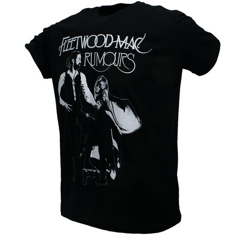 Band Merchandise Fleetwood Mac Rumours Band T-Shirt Schwarz – Offizielles Merchandise | Popmerch.com