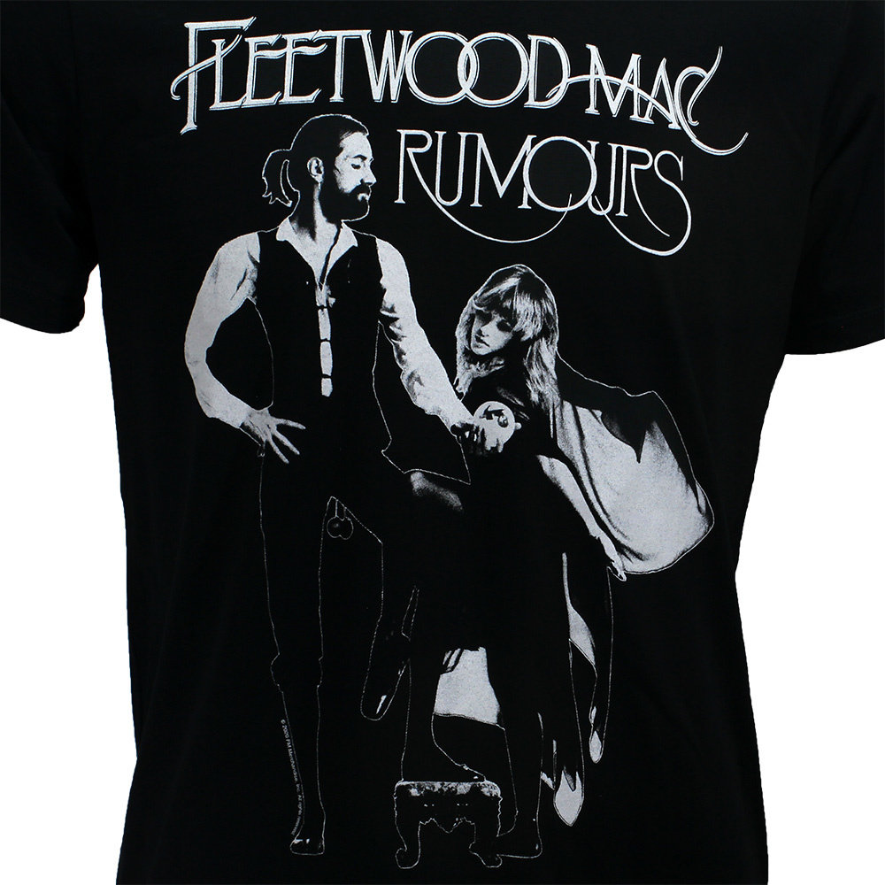 Band Merchandise Fleetwood Mac Rumours Band T-Shirt Schwarz – Offizielles Merchandise | Popmerch.com