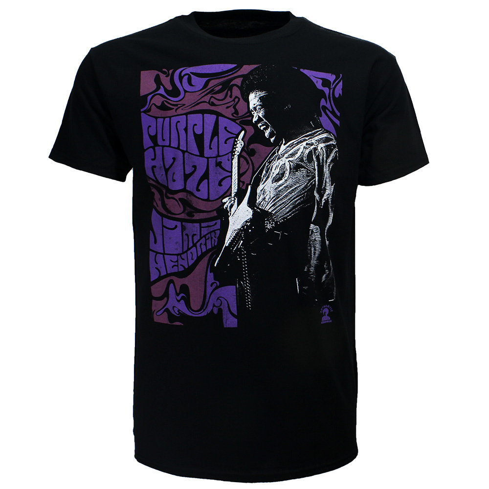 Jimi Hendrix Purple Haze T-Shirt Black - Popmerch.com