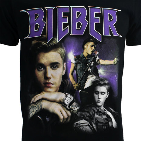 Band Merchandise Justin Bieber JB Homage T-Shirt - Officiële Merchandise | Popmerch.com Band Merchandise Justin Bieber JB Homage T-Shirt - Officiële Merchandise | Popmerch.com