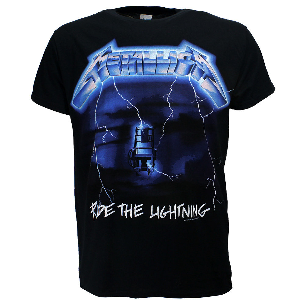 veerboot Roman bus Metallica Ride The Lightning Tracklist T-Shirt - Officiële Merchandise -  Popmerch.com