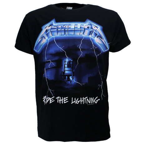 Band Merchandise Metallica Ride The Lightning Tracklist T-Shirt – Offizielles Merchandise | Popmerch.com Band Merchandise Metallica Ride The Lightning Tracklist T-Shirt – Offizielles Merchandise | Popmerch.com