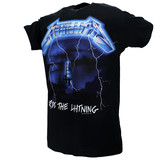 Band Merchandise Metallica Ride The Lightning Tracklist T-Shirt Band Merchandise Metallica Ride The Lightning Tracklist T-Shirt