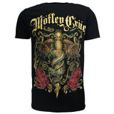 Band Merchandise Mötley Crüe Exquisite Dagger T-Shirt Band Merchandise Mötley Crüe Exquisite Dagger T-Shirt