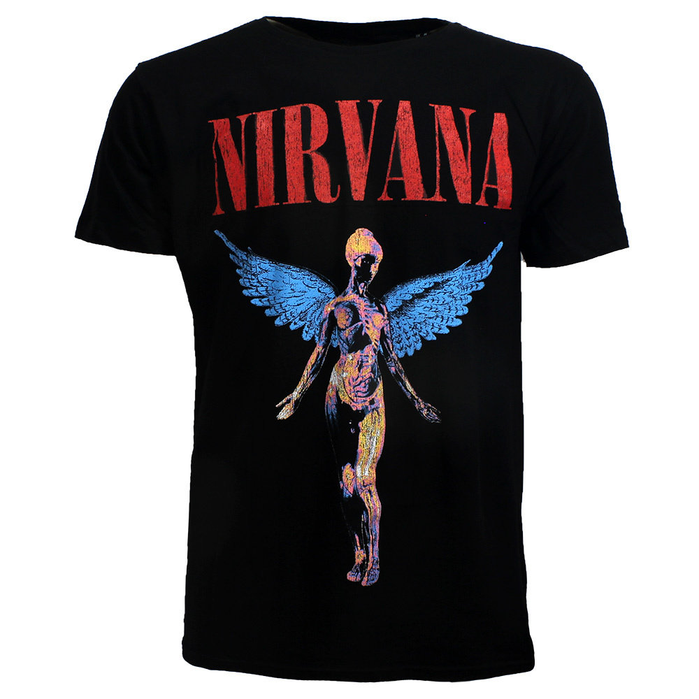 Band Merchandise Nirvana In Utero Angelic T-Shirt - Officiële Merchandise | Popmerch.com Band Merchandise Nirvana In Utero Angelic T-Shirt - Officiële Merchandise | Popmerch.com