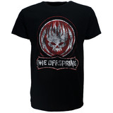 Band Merchandise The Offspring Distressed Skull T-Shirt Band Merchandise The Offspring Distressed Skull T-Shirt