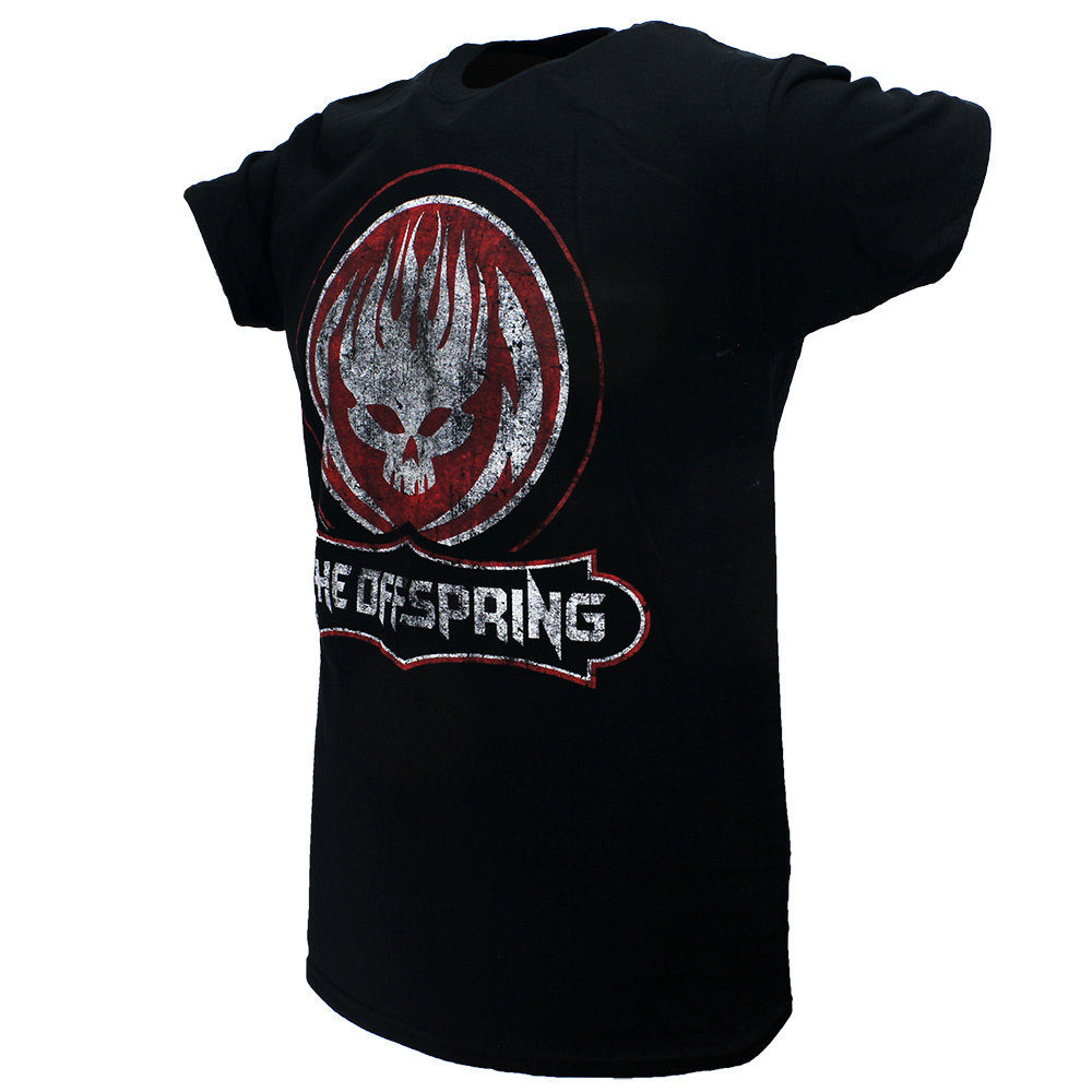 Offspring Distressed Skull Band T-Shirt 
