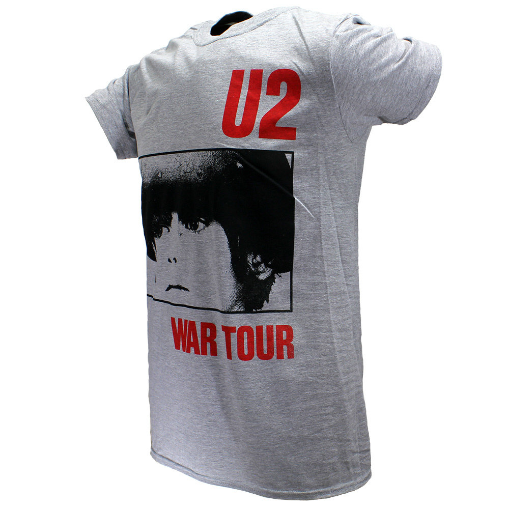 Band Merchandise U2 Official War Tour T-Shirt Grijs - Officiële Merchandise | Popmerch.com Band Merchandise U2 Official War Tour T-Shirt Grijs - Officiële Merchandise | Popmerch.com