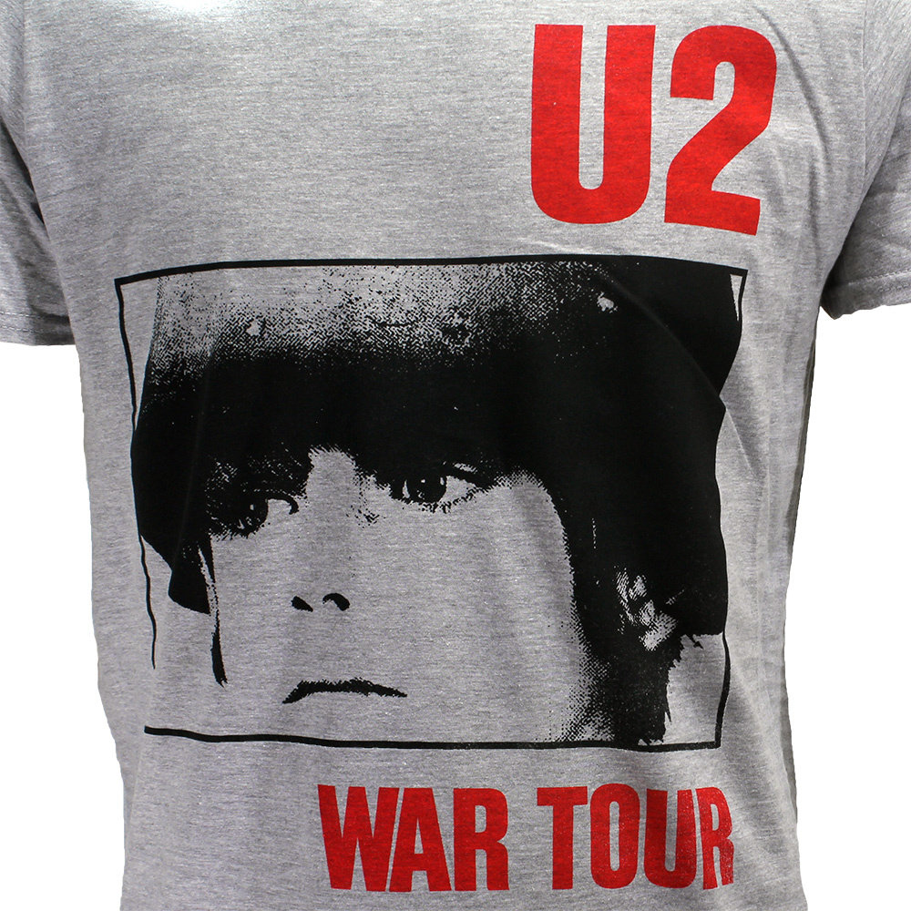 Band Merchandise U2 Official War Tour T-Shirt Grey - Official Merchandise | Popmerch.com Band Merchandise U2 Official War Tour T-Shirt Grey - Official Merchandise | Popmerch.com