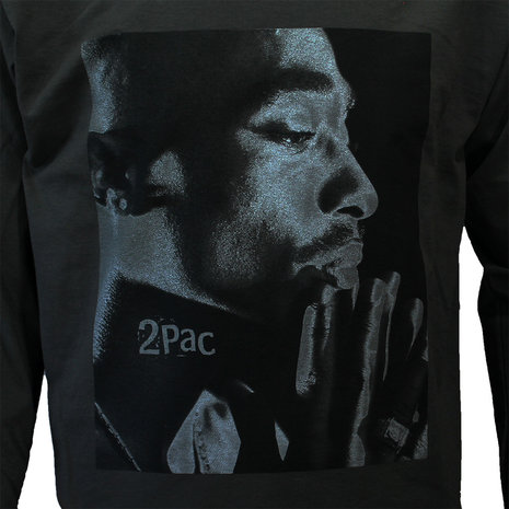 Band Merchandise 2PAC Tupac Changes Langarm-T-Shirt Grau – Offizielles Merchandise Band Merchandise 2PAC Tupac Changes Langarm-T-Shirt Grau – Offizielles Merchandise