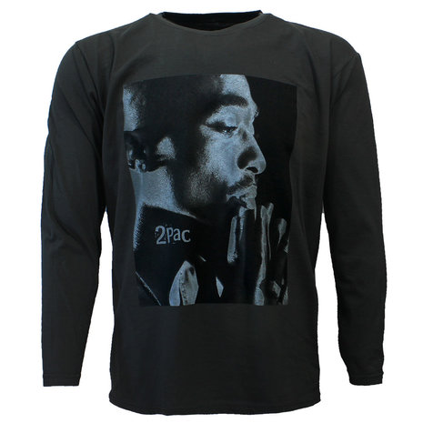 Band Merchandise 2PAC Tupac Changes Longsleeve T-Shirt Grijs - Officiële Merchandise Band Merchandise 2PAC Tupac Changes Longsleeve T-Shirt Grijs - Officiële Merchandise