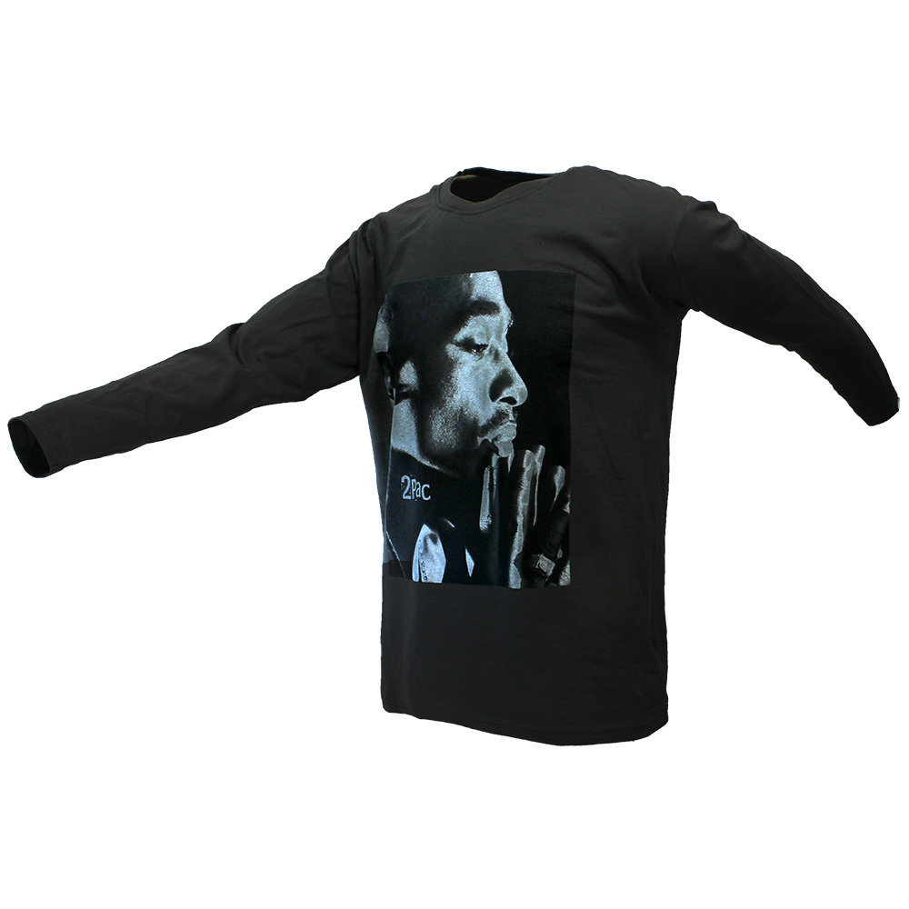 Band Merchandise 2PAC Tupac Changes Longsleeve T-Shirt Grijs - Officiële Merchandise Band Merchandise 2PAC Tupac Changes Longsleeve T-Shirt Grijs - Officiële Merchandise