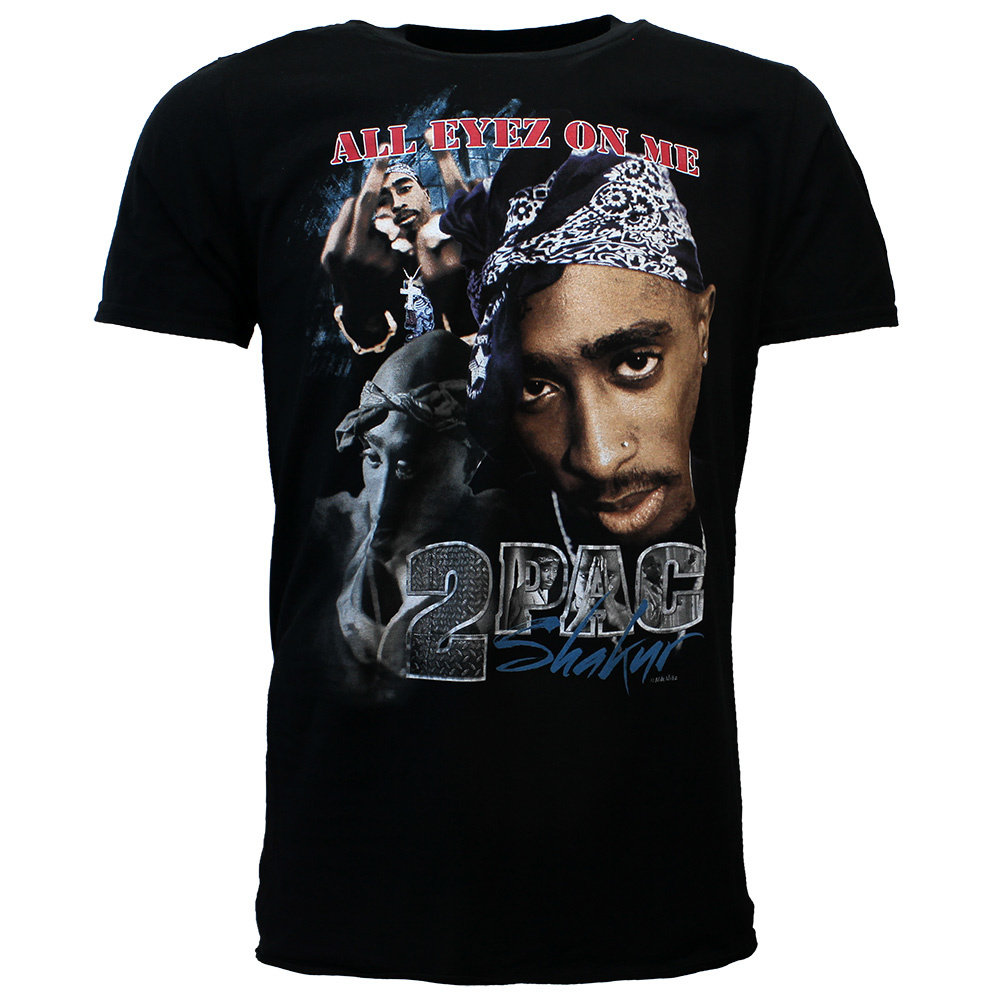 Band Merchandise 2PAC Tupac Shakur All Eyez On Me T-Shirt Black - Official Merchandise | Popmerch.com Band Merchandise 2PAC Tupac Shakur All Eyez On Me T-Shirt Black - Official Merchandise | Popmerch.com