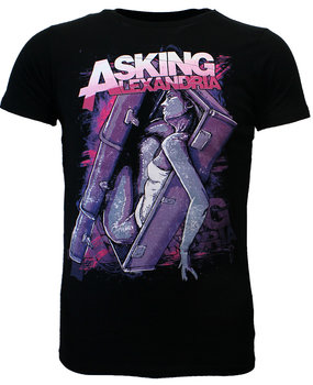 Band Merchandise Asking Alexandria Coffin Girl Band T-Shirt Band Merchandise Asking Alexandria Coffin Girl Band T-Shirt