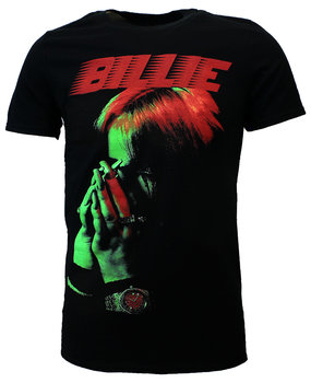 Band Merchandise Billie Eilish Hände Gesicht Neon T-Shirt Band Merchandise Billie Eilish Hände Gesicht Neon T-Shirt