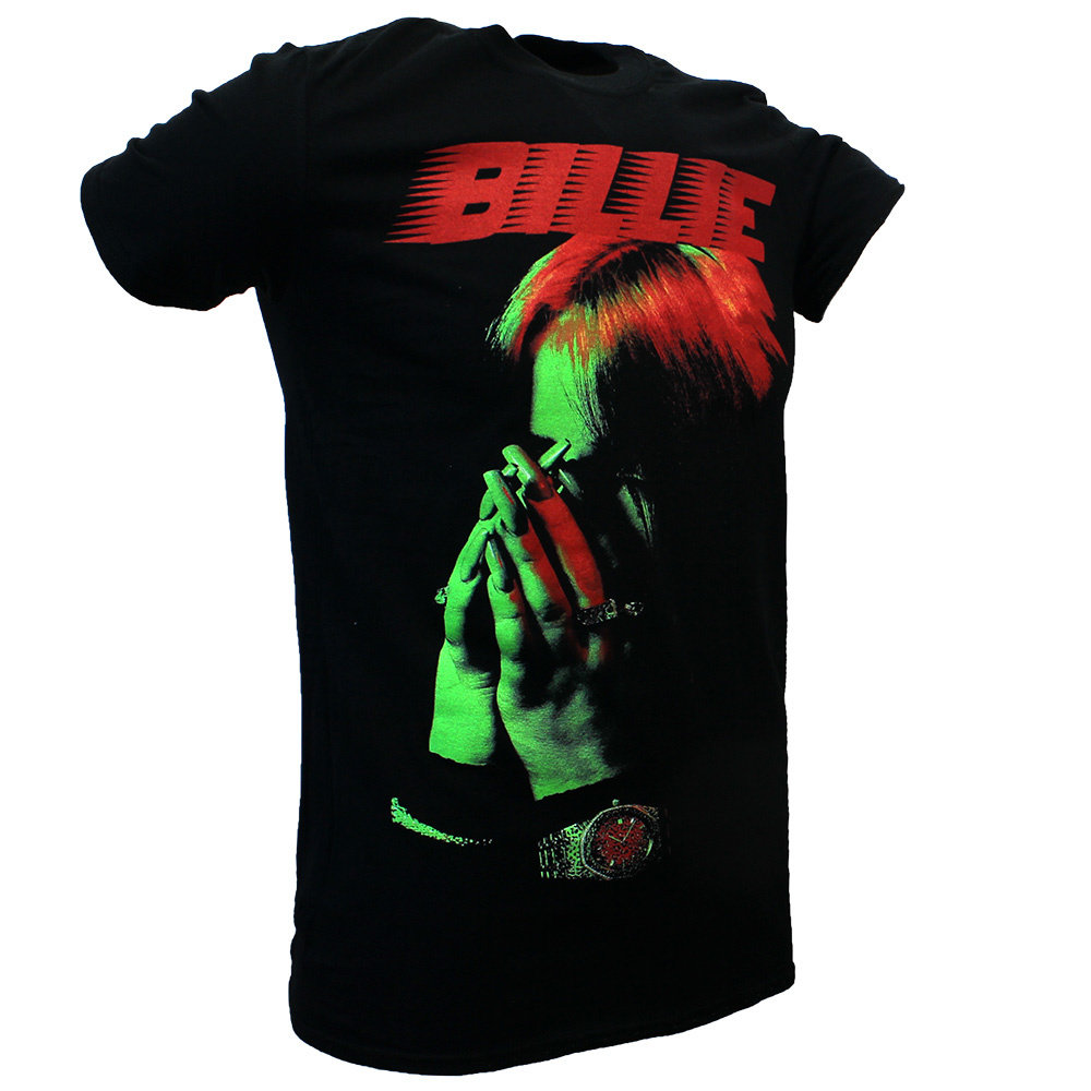 Band Merchandise Billie Eilish Hands Face Neon T-Shirt – Offizielles Merchandise | Popmerch.com Band Merchandise Billie Eilish Hands Face Neon T-Shirt – Offizielles Merchandise | Popmerch.com