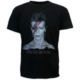 Band Merchandise David Bowie Aladdin Sane T-Shirt Band Merchandise David Bowie Aladdin Sane T-Shirt