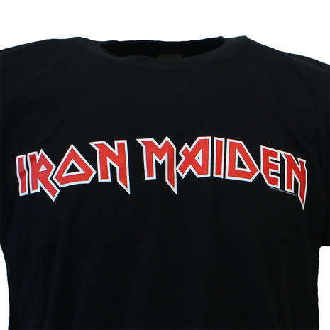 Iron Maiden Band Logo T-Shirt Black 