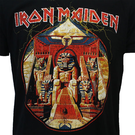 Band Merchandise Iron Maiden Powerslave Band T-Shirt - Officiële Merchandise | Popmerch.com Band Merchandise Iron Maiden Powerslave Band T-Shirt - Officiële Merchandise | Popmerch.com