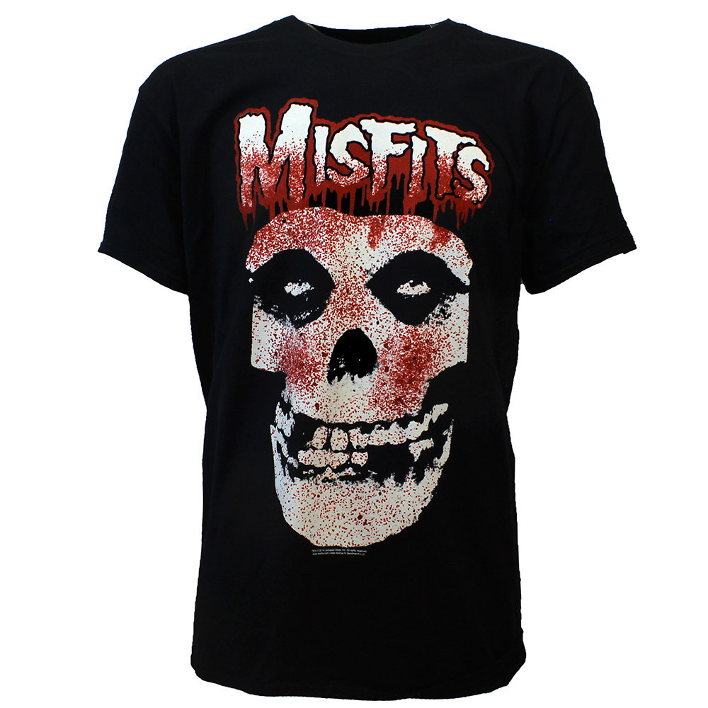 Band Merchandise Misfits Bleeding Skull T-Shirt - Officiële Merchandise | Popmerch.com Band Merchandise Misfits Bleeding Skull T-Shirt - Officiële Merchandise | Popmerch.com