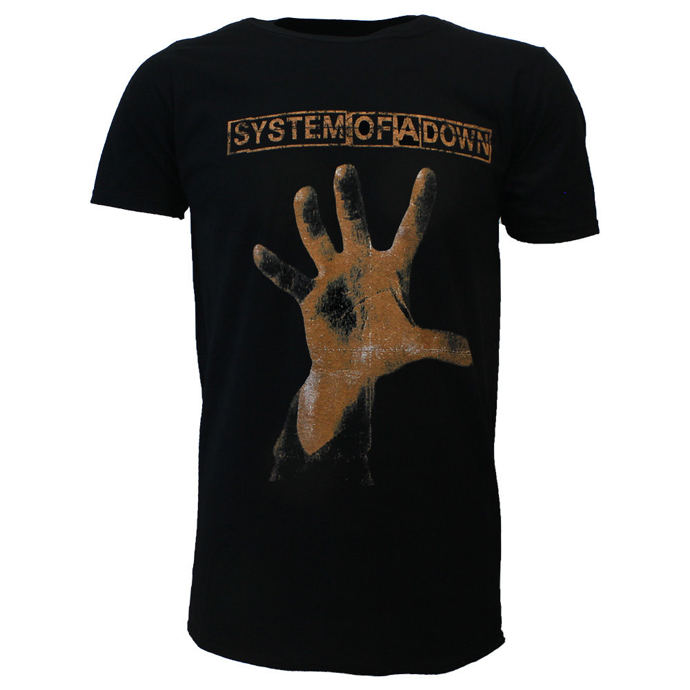 Band Merchandise System Of A Down Hand T-Shirt - Officiële Merchandise | Popmerch.com Band Merchandise System Of A Down Hand T-Shirt - Officiële Merchandise | Popmerch.com