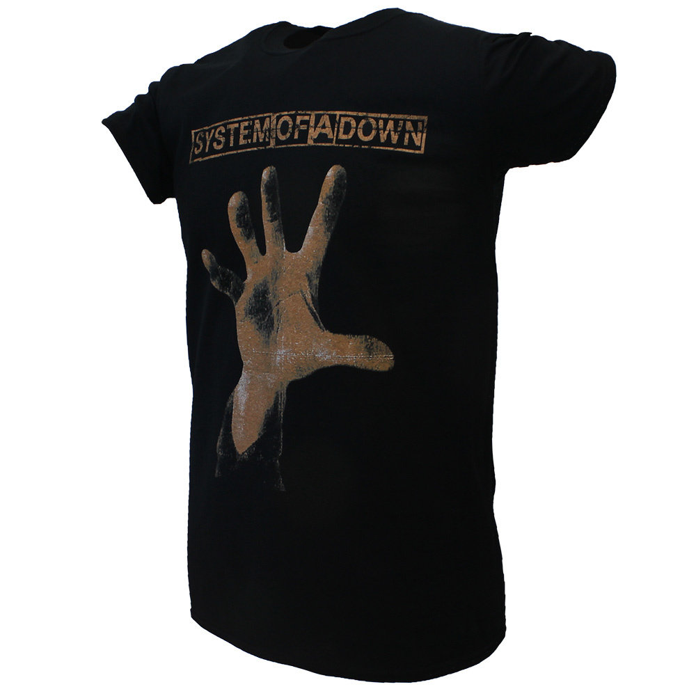 Band Merchandise System Of A Down Hand T-Shirt - Officiële Merchandise | Popmerch.com Band Merchandise System Of A Down Hand T-Shirt - Officiële Merchandise | Popmerch.com